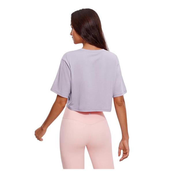 Imagem de KIT 3 T-shirt Blusinha CROPPED LISO Fitness Camiseta Feminina Corrida Academia 874