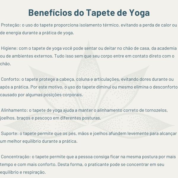 Imagem de Kit 3 Tapete yoga 180x53 alta densidade colchonete academia