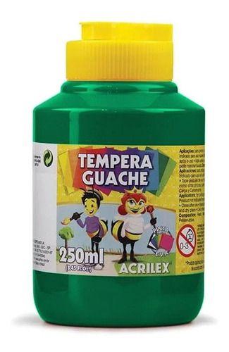 Imagem de Kit 3 TEMPERA GUACHE - 250ml - VERDE AZUL AMARELO - 02020511 / 02020559 / 02020505