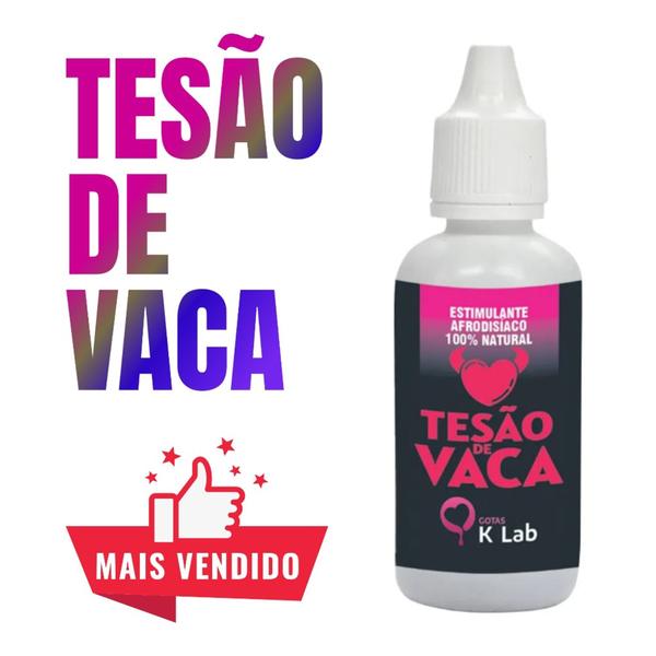 Imagem de Kit 3 Tesão De Vaca Excitante Gotas 20Ml K-Lab