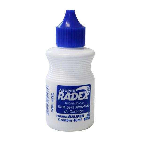 Imagem de Kit 3 Tinta Almofada para Carimbo Alto Rendimento Azul 40ml