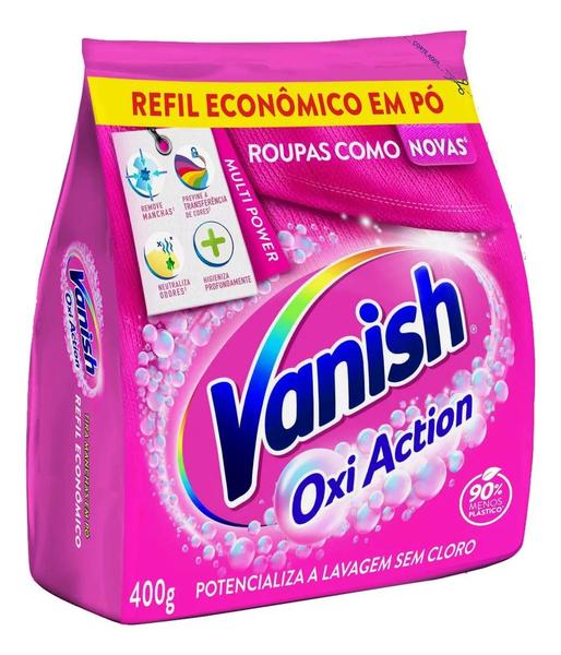 Imagem de Kit 3 Tira Manchas em Pó Oxi Action De Lavagem 400g Atacado