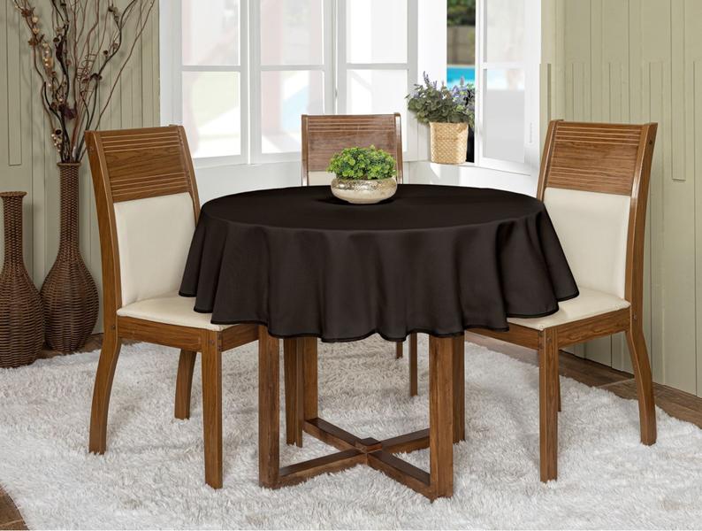Kit 3 Toalhas De Mesa Oxford Redonda 4 lugares 1,45m Várias Cores Buffet - Actual Decor Imagem de Kit 3 Toalhas De Mesa Oxford Redonda 4 lugares 1,45m Várias Cores Buffet
