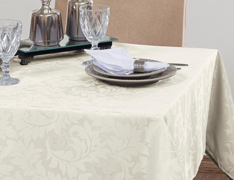 Imagem de Kit 3 Toalhas De Mesa Quadrada 4 Lugares Sala Jantar Jacquard