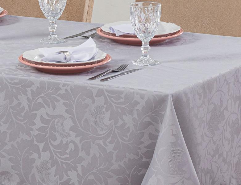 Kit 3 Toalhas Mesa Luxo Retangular 8 Lugares Sala Jantar Jacquard - LuxBella Imagem de Kit 3 Toalhas Mesa Luxo Retangular 8 Lugares Sala Jantar Jacquard