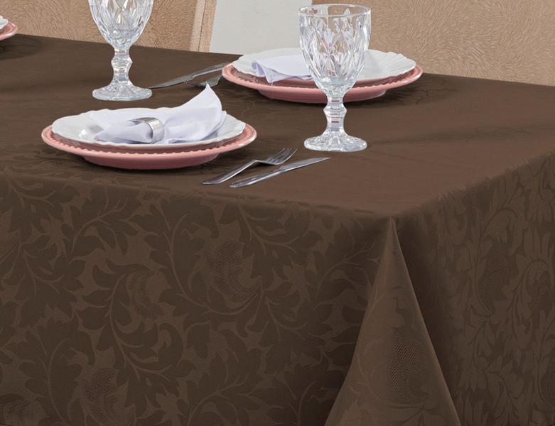 Imagem de Kit 3 Toalhas Mesa Luxo Retangular 8 Lugares Sala Jantar Jacquard