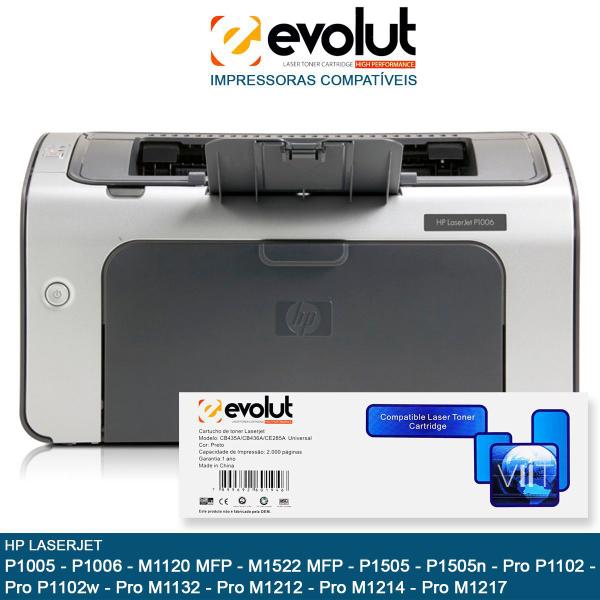 Imagem de Kit 3 Toner Compatível 35A 36A 85A para LaserJet P1005 P1006 M1120 mfp M1522 mfp P1505 P1505n P1102 P1102w M1212