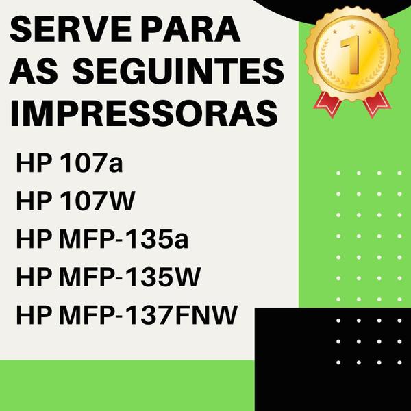 Kit 3 Toner Compatível HP 105a c/ Chip HP 107a Mfp 135a 137 - PRINTECH Imagem de Kit 3 Toner Compatível HP 105a c/ Chip HP 107a Mfp 135a 137