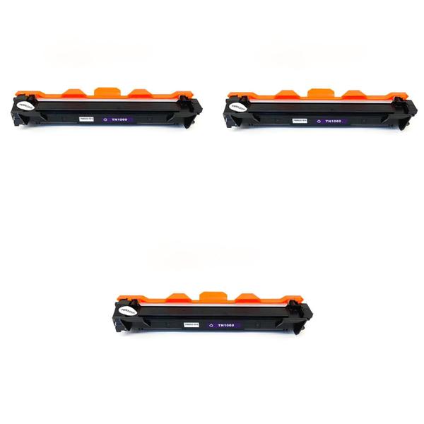 Imagem de KIT 3 Toner Compatível TN1060 Dcp-1602 Dcp-1617 HL-1210  HL-1212 DCP-1510 DCP-1512