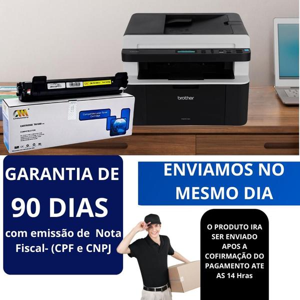 Imagem de Kit 3 Toner Tn1060 Hl1202 Hl-1210w Hl-1212 Hl-1212w Dcp-1617nw