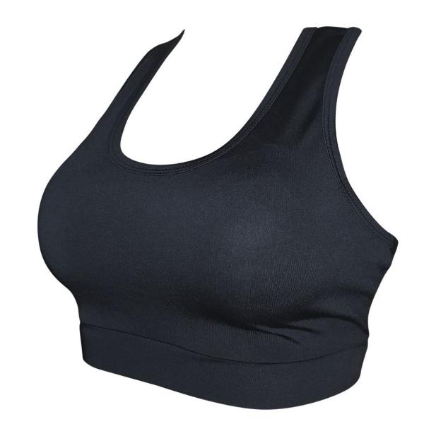 Imagem de Kit 3 Top Feminino Moda Fitness Plus Size Variados,GG