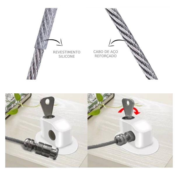 Kit 3 Trava De Segurança Chave Rígida Para Proteger Geladeira Armário Guarda Roupa - M3M Imagem de Kit 3 Trava De Segurança Chave Rígida Para Proteger Geladeira Armário Guarda Roupa