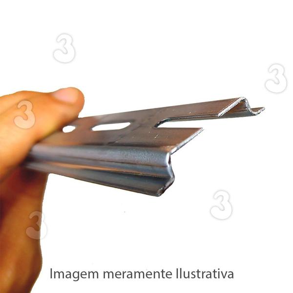 Imagem de Kit 3 Trilho Din Perfurado Galvanizado para Quadro Elétrico Disjuntor 30cm