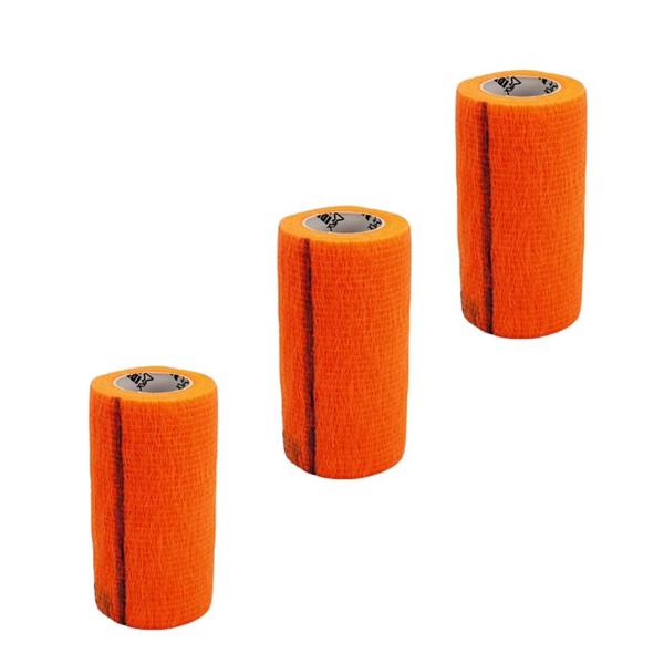 Imagem de Kit 3 un Bandagem / Atadura Flexível para PET 10cm - Laranja