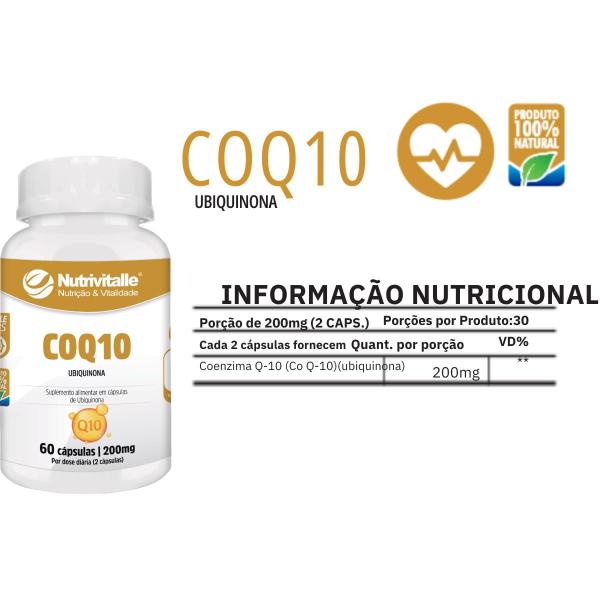 Imagem de Kit 3 Un - Coenzima Q10 200mg 60 Cápsulas Nutrivitalle