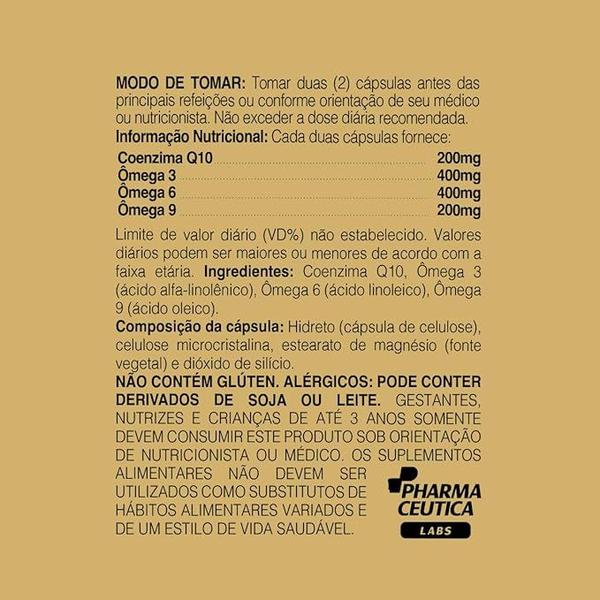 Imagem de Kit 3 un - coenzima q10 + omega 3 6 9 1200mg dr botanico