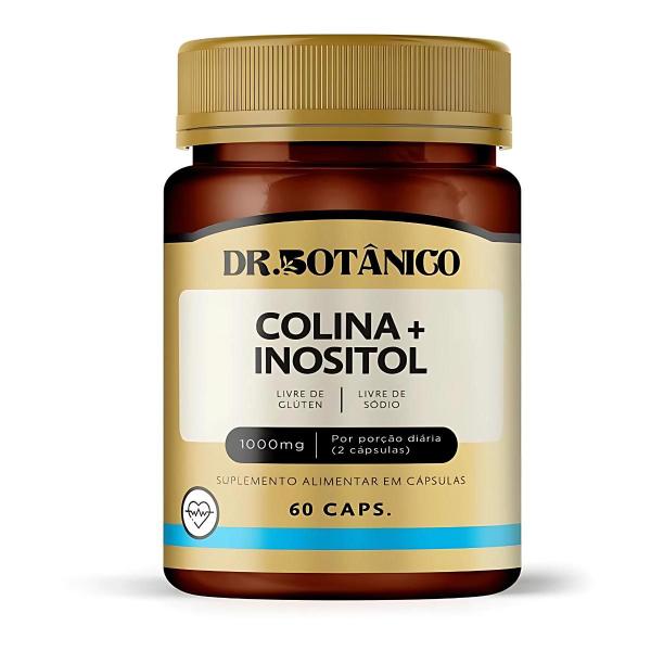 Imagem de Kit 3 un - colina + inositol 1000mg 60 capsulas dr botanico