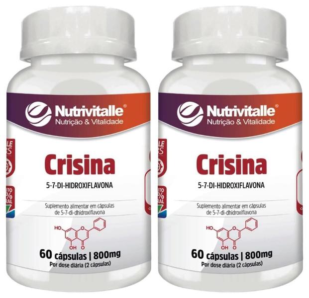 Imagem de Kit 3 Un - Crisina 800Mg 60 Cápsulas Nutrivitalle