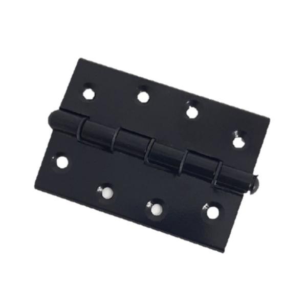Kit 3 un dobradica 90x70 aluminio preto porta de abrir - Mob Comp. Imagem de Kit 3 un dobradica 90x70 aluminio preto porta de abrir