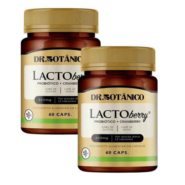 Imagem de Kit 3 un - lactoberry 650mg 60 capsulas dr botanico