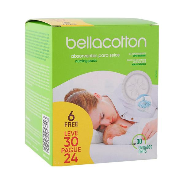 Imagem de Kit 3 Und Absorvente Para Seios Bellacotton Leve 30 Pague 24 Und