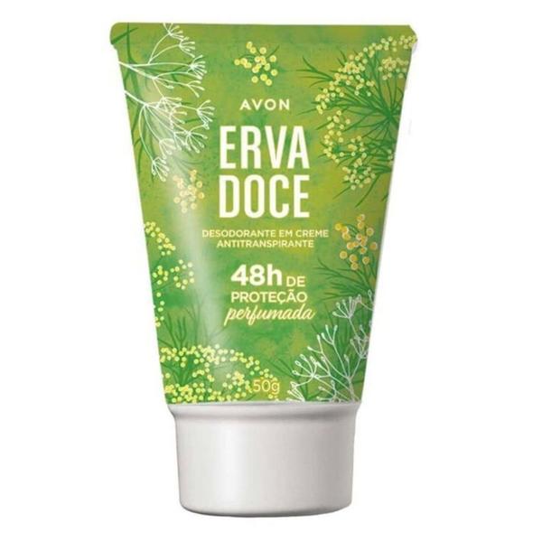 Imagem de Kit 3 und Desodorante Creme Erva Doce 50g - Avon