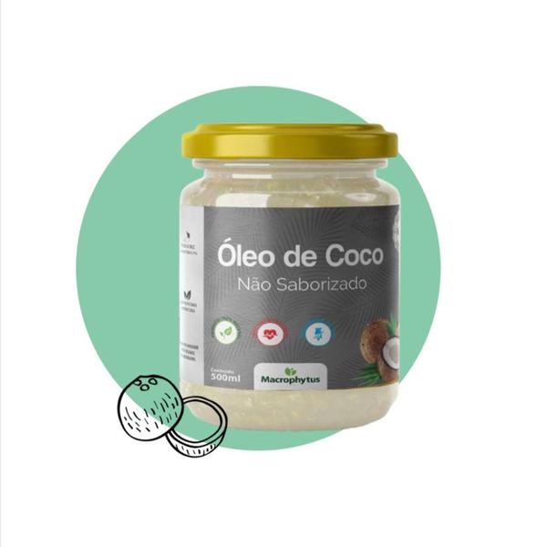 Imagem de Kit - 3 und Óleo De Coco *Sem Sabor* Não Saborizado - Macrophytus 500ML