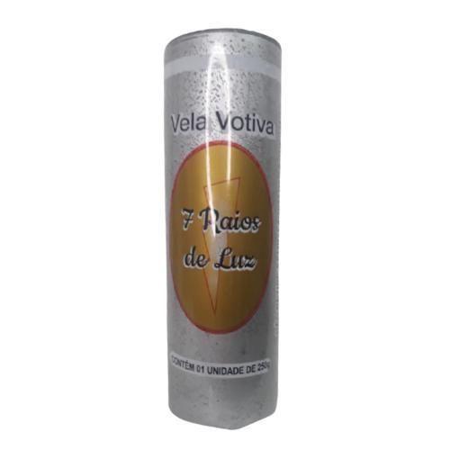 Imagem de Kit 3 Und Velas Votivas 7 Dias Prata - 260 Gr Cada