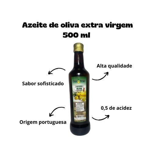 Imagem de Kit 3 unidades de Azeite de oliva extra virgem premium Campo Ourique embalagem vidro 500 ml cada 