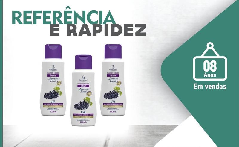 Imagem de Kit 3 Unidades de Sabonete Líquido Íntimo Uva Bio Instinto 200ml