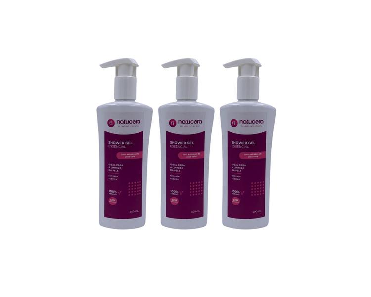 Imagem de Kit 3 unidades de Shower Gel Essencial Pote de 300 mL