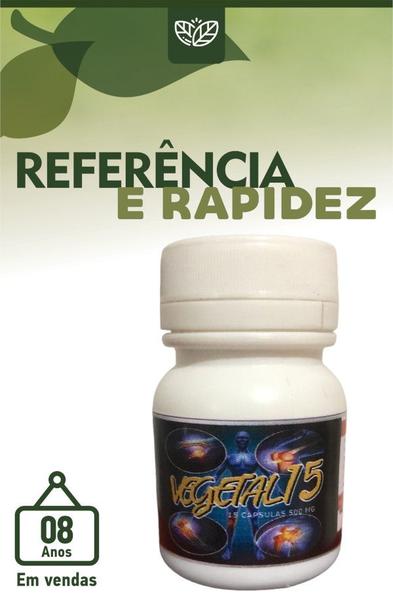 Imagem de Kit 3 Unidades de Vegetal 15 500mg 15 Capsulas