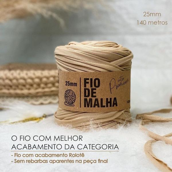Imagem de Kit 3 Unidades Fio De Malha Croche Premium