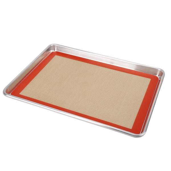 Imagem de Kit 3 Unidades Tapetes Silicone Fibra De Vidro Antiaderente Culinário Resistente Cozinha 40x30