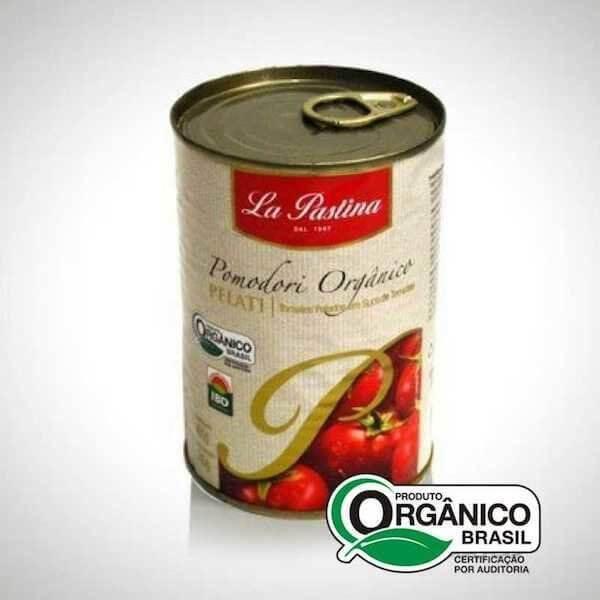 Imagem de Kit 3 Unidades Tomate Pelado Orgânico La Pastina 400G