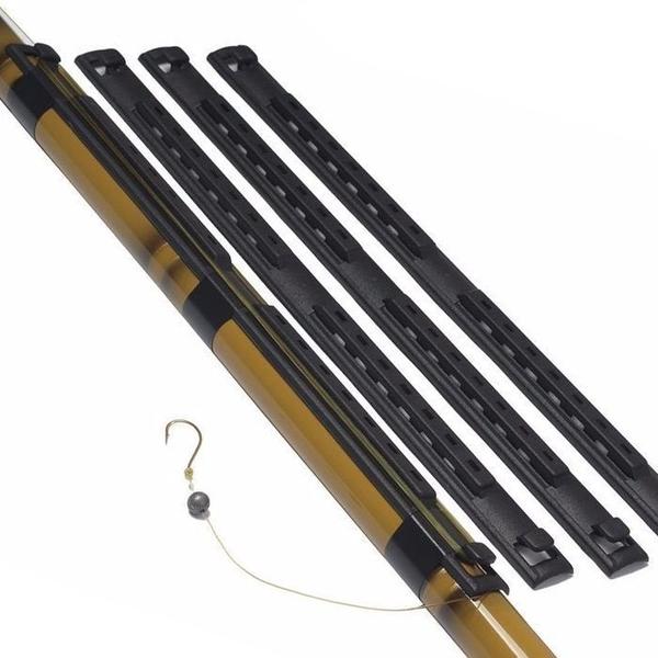 Imagem de Kit 3 Varas Telescópicas Albatroz Fishing Bamboo 41% Carbono - 3,60 Metros