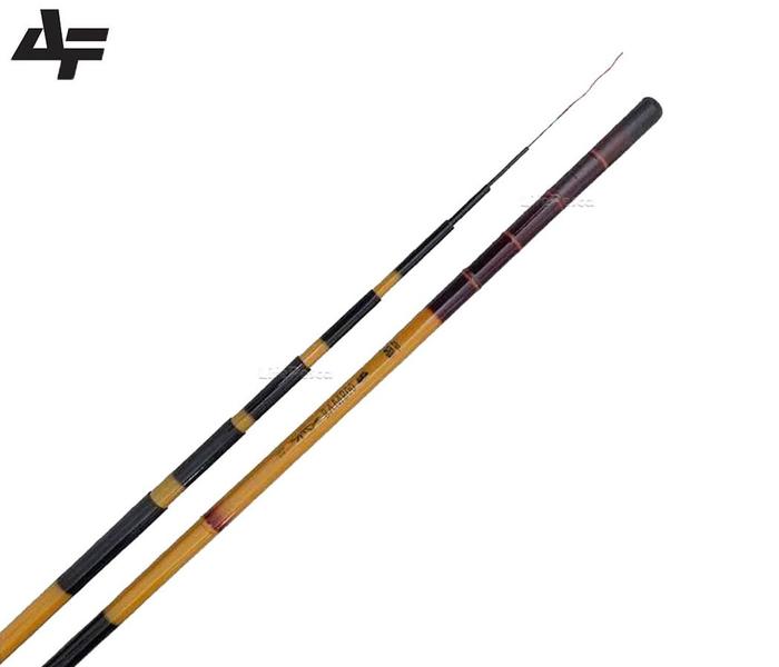 Imagem de Kit 3 Varas Telescópicas Albatroz Fishing Bamboo 41% Carbono - 3,60 Metros