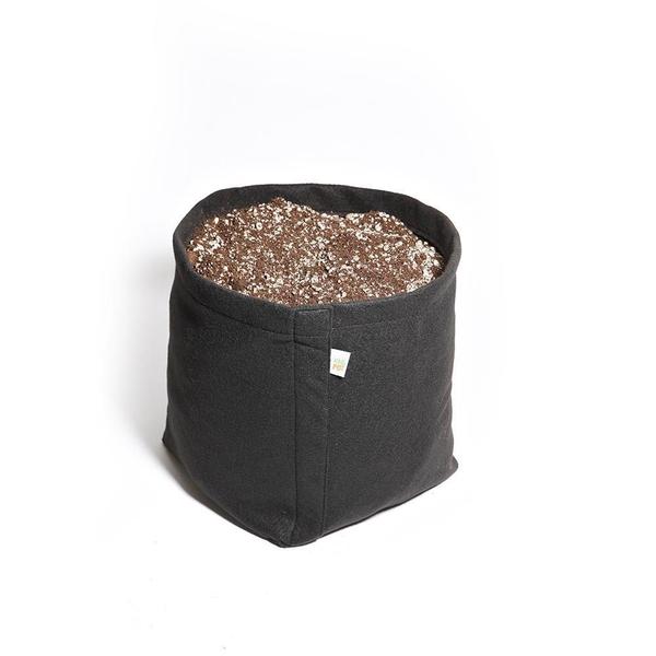 Kit 3 Vasos De Flores E Plantas 11 Litros De Feltro Preto - King Pot Imagem de Kit 3 Vasos De Flores E Plantas 11 Litros De Feltro Preto