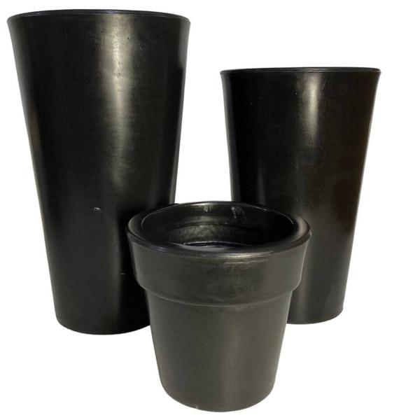 Imagem de Kit 3 Vasos Decorativos Grandes para Plantas Área Interna