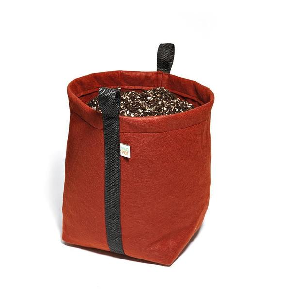 Imagem de Kit 3 Vasos Plantas Legumes Feltro 20L Alças Moderno Mix