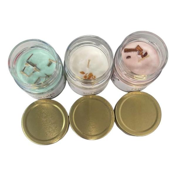 Kit 3 Velas Perfumadas Atria Indiana140G Cada- Escolha Aroma - Bialluz Imagem de Kit 3 Velas Perfumadas Atria Indiana140G Cada- Escolha Aroma
