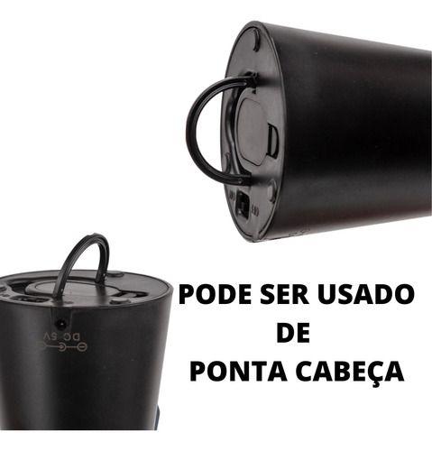 Imagem de Kit 3 Ventilador Repelente Insetos Moscas Mosquitos Preto