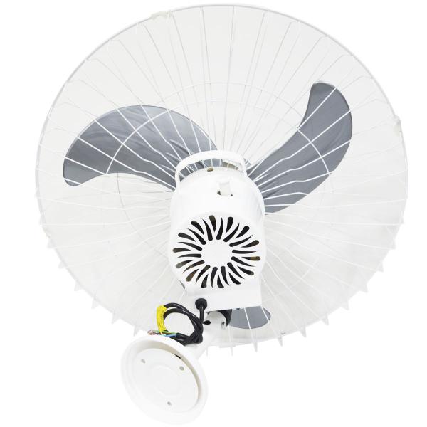 Imagem de Kit 3 Ventiladores Parede 60cm 200W Industrial Turbo Turbão 3 Pás Bivolt 110V 220V Branco Vitalex