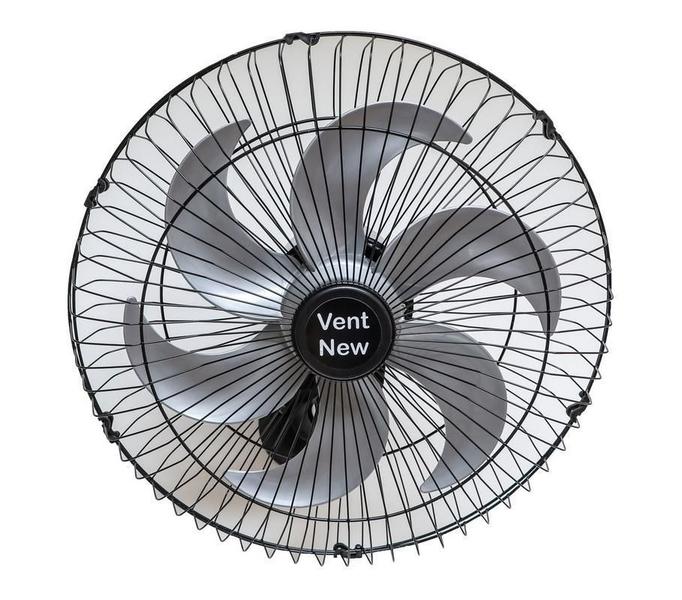 Imagem de Kit 3 Ventiladores Parede Oscilante 50 Cm Preto Prata