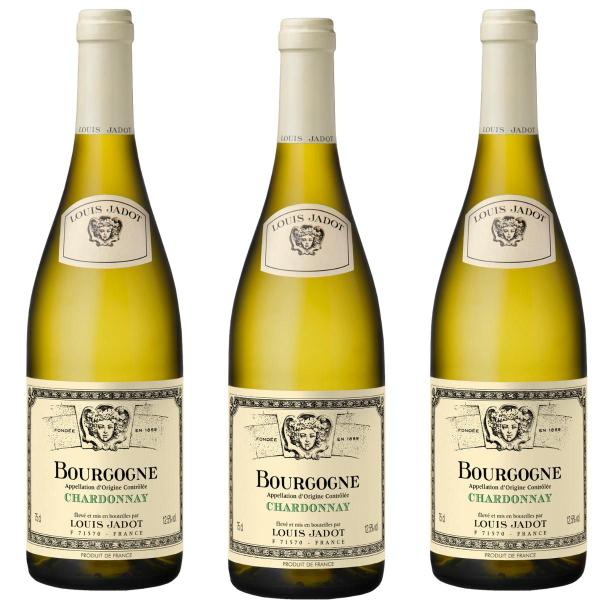 Imagem de Kit 3 Vinho Branco Louis Jadot Bourgogne Chardonnay 750ml