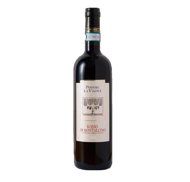 Imagem de Kit 3 Vinho Podere La Vigna Rosso Di Montalcino 2018 750Ml