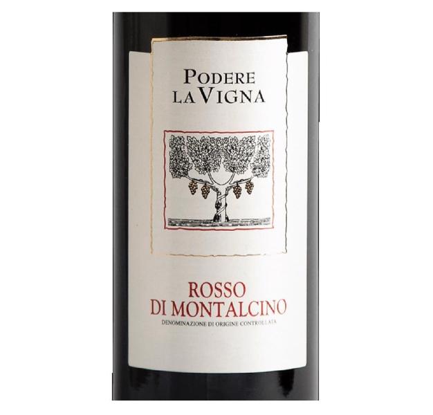 Imagem de Kit 3 Vinho Podere La Vigna Rosso Di Montalcino 2018 750Ml