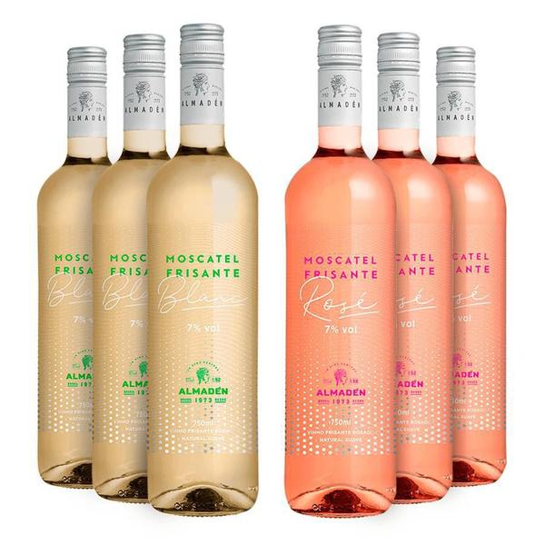 Imagem de Kit 3 Vinhos Almadén Frisante Moscatel Blanc/Rosé 750ml