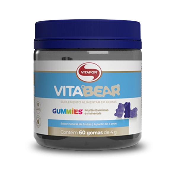 Imagem de Kit 3 Vita Bear Multivitáminicos 200g Vitafor 60 gomas