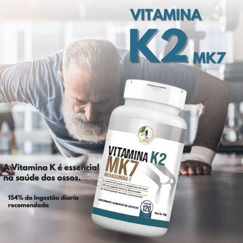 Imagem de Kit/ 3 Vitamina K2 MK7 Menaquinona-7 350mg 360 Cáps Fits Life